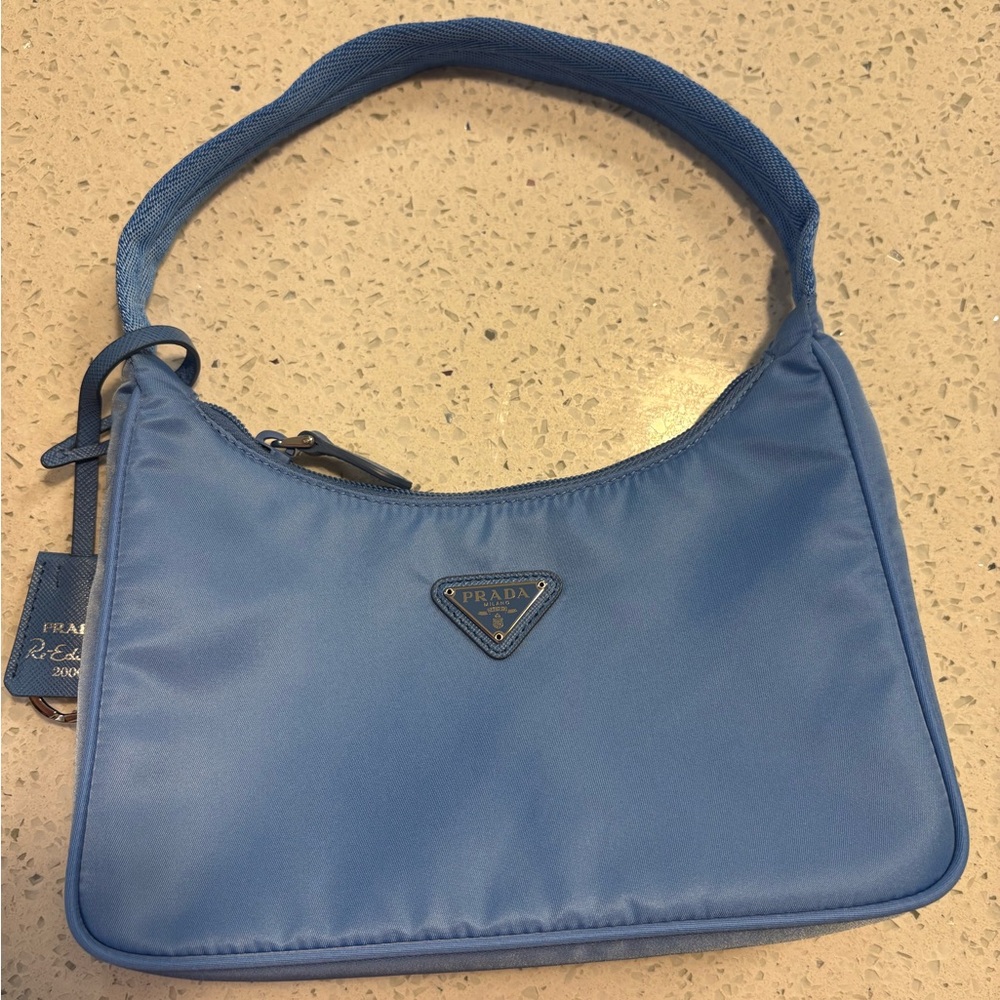 Prada Sky Blue Shoulder Bag